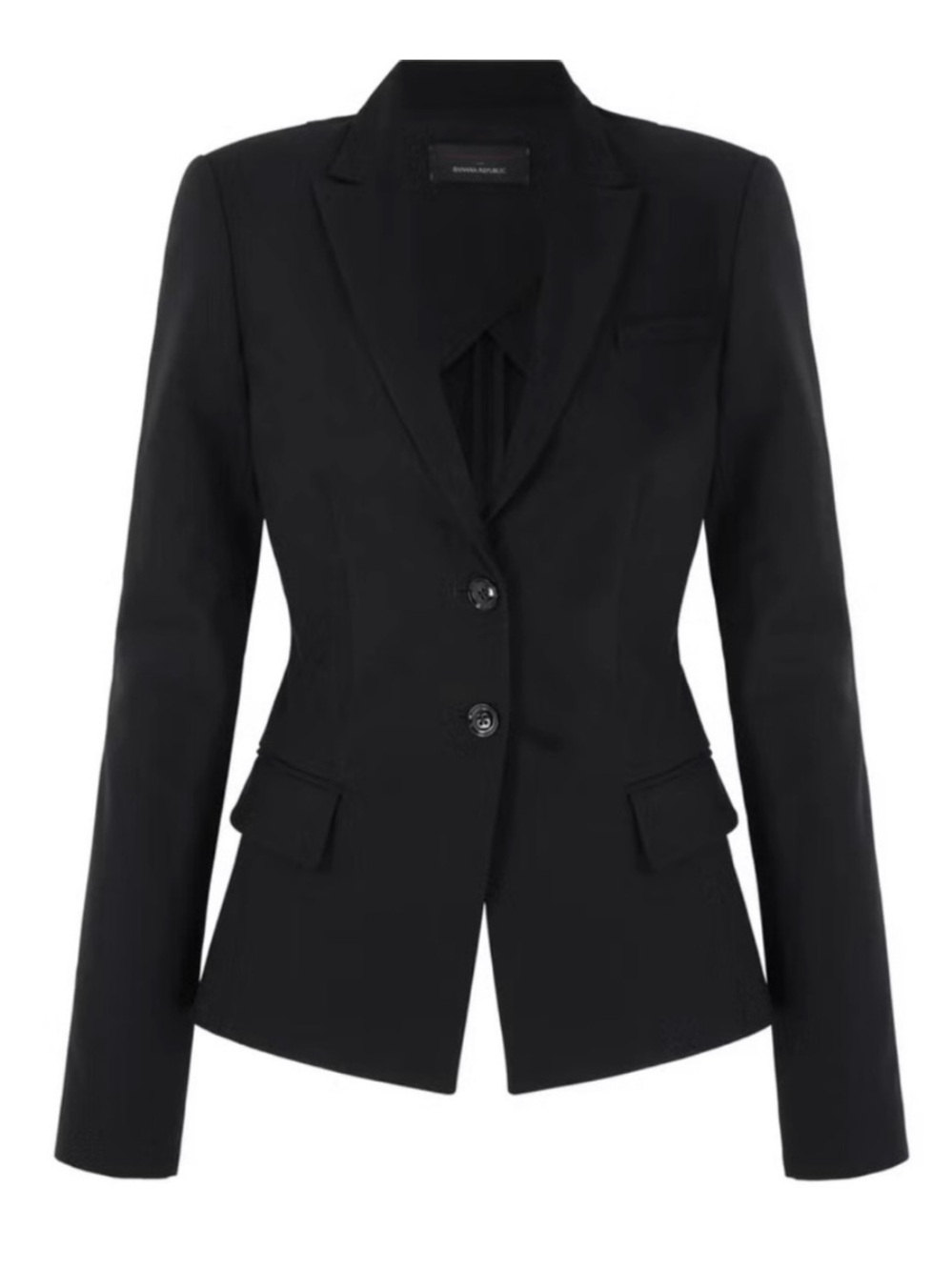 Fitted black blazer by Roland Mouret for Banana Republic.